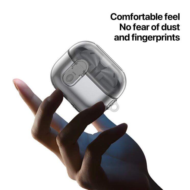Защитный чехол Dux Ducis Seci Series для Samsung Galaxy Buds 3 / Buds 3 Pro - Grey: фото 4 из 11