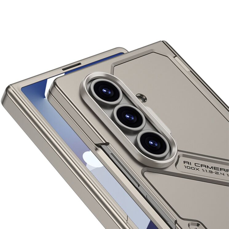Захисний чохол GKK Kickstand Shield для Samsung Galaxy Fold 7 - Green: фото 6 з 11