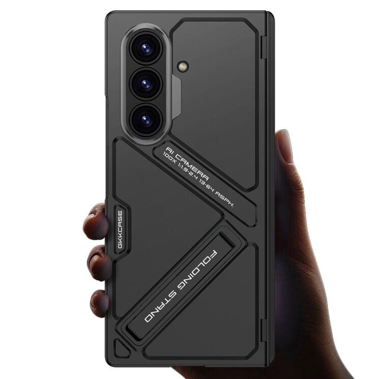 Захисний чохол GKK Kickstand Shield для Samsung Galaxy Fold 7 - Green: фото 2 з 11
