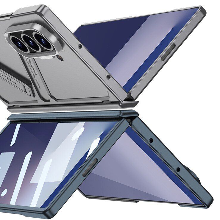 Захисний чохол GKK Kickstand Shield для Samsung Galaxy Fold 7 - Green: фото 11 з 11