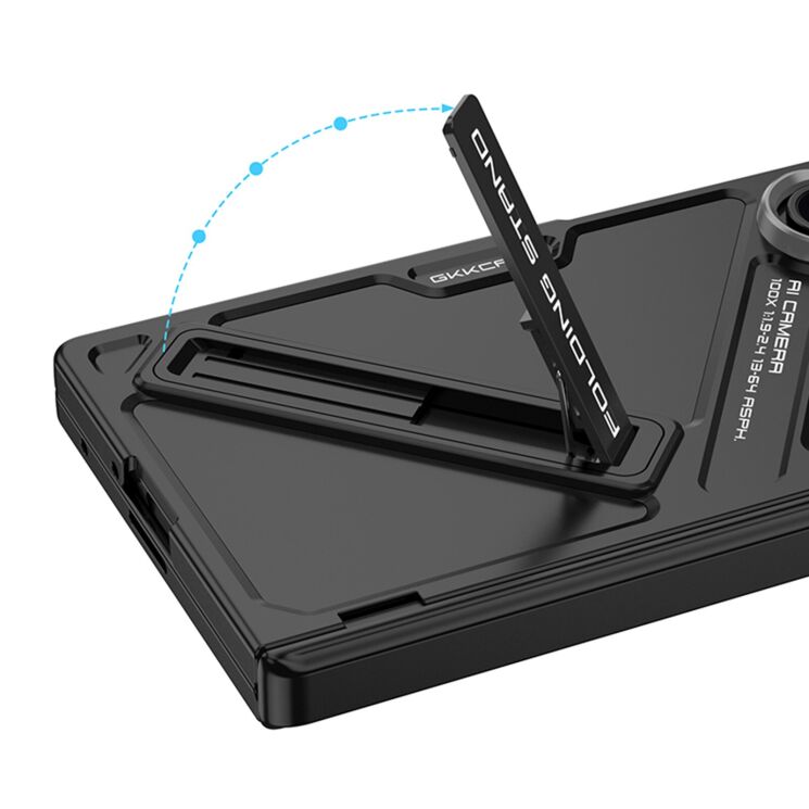 Захисний чохол GKK Kickstand Shield для Samsung Galaxy Fold 7 - Green: фото 3 з 11