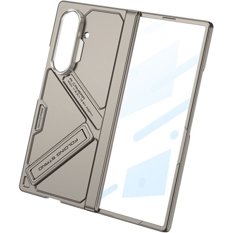 Захисний чохол GKK Kickstand Shield для Samsung Galaxy Fold 7 - Green: фото 5 з 11