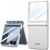 Защитный чехол GKK Magnetic Fold для Samsung Galaxy Flip 7 - Silver: фото 1 из 8