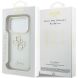 Защитный чехол Guess IML 4G Script Metal для iPhone 18 Pro Max / 17 Pro Max (GUHCP18X5HC4MLSH) - White (423961W). Фото 7 из 7