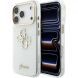 Защитный чехол Guess IML 4G Script Metal для iPhone 18 Pro Max / 17 Pro Max (GUHCP18X5HC4MLSH) - White (423961W). Фото 1 из 7