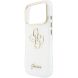 Защитный чехол Guess IML 4G Script Metal для iPhone 18 Pro Max / 17 Pro Max (GUHCP18X5HC4MLSH) - White (423961W). Фото 5 из 7