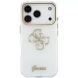 Защитный чехол Guess IML 4G Script Metal для iPhone 18 Pro Max / 17 Pro Max (GUHCP18X5HC4MLSH) - White (423961W). Фото 2 из 7