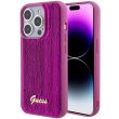 Защитный чехол Guess Sequin Script Metal для Apple iPhone 15 Pro (GUHCP15LPSFDGSF) - Magenta (350837M)