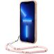 Защитный чехол Guess Translucent Pearl Strap для Apple iPhone 14 Pro Max (GUHCP14XHGCOHP) - Pink (306855P). Фото 4 из 8