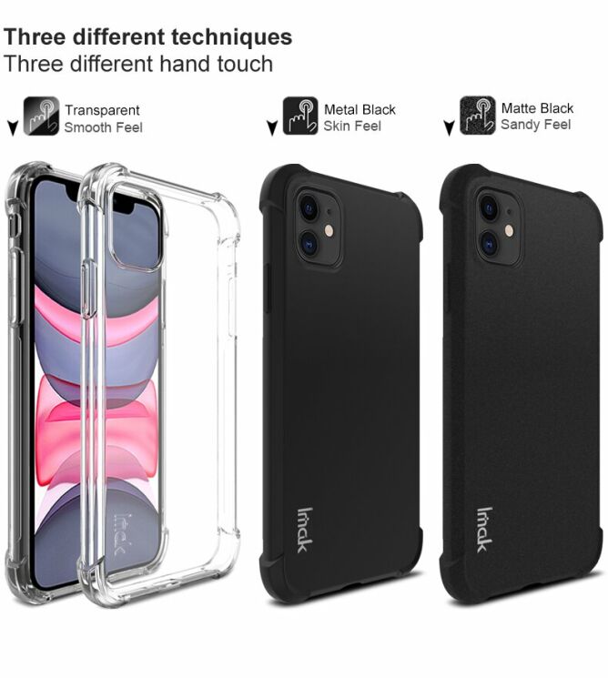 Защитный чехол IMAK Airbag MAX Case для Apple iPhone 11 - Transparent: фото 6 из 12