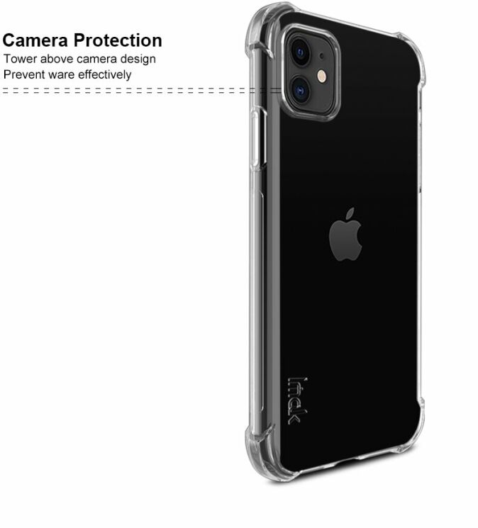 Защитный чехол IMAK Airbag MAX Case для Apple iPhone 11 - Transparent: фото 10 из 12