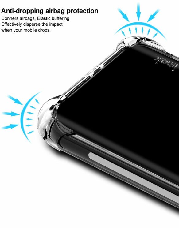 Защитный чехол IMAK Airbag MAX Case для Apple iPhone 11 - Transparent: фото 8 из 12