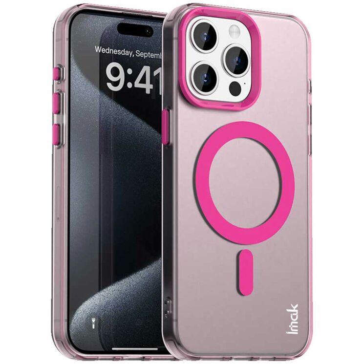 Защитный чехол IMAK Candy Series Magnetic для Apple iPhone 15 Pro Max - Red: фото 1 из 6
