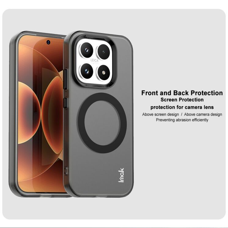 Захисний чохол IMAK Candy Series Magnetic для Xiaomi 17 - Black: фото 6 з 8