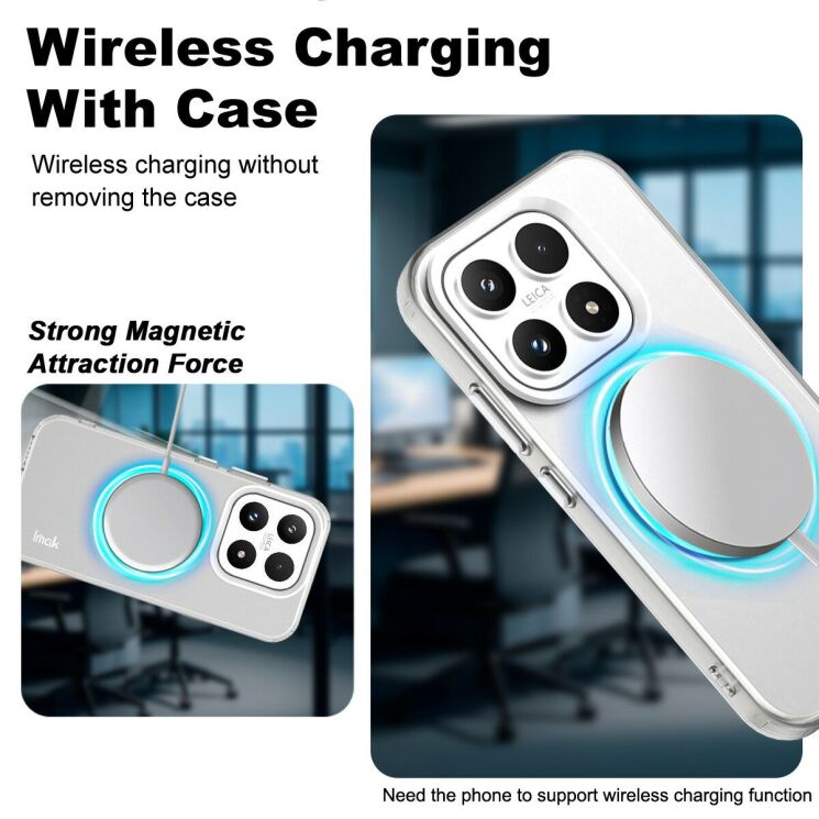 Захисний чохол IMAK Candy Series Magnetic для Xiaomi 17 - Black: фото 3 з 8