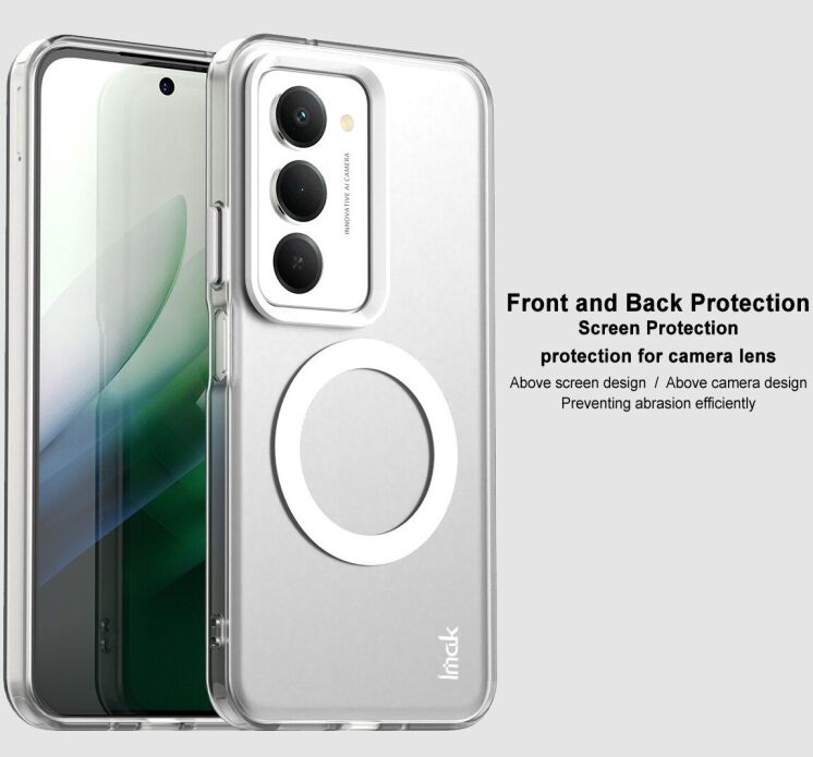 Защитный чехол IMAK Candy Series Magnetic для Xiaomi Redmi 15 - White (390926W) Защитный чехол IMAK Candy Series Magnetic для Xiaomi Redmi 15 - White: фото 7 из 9