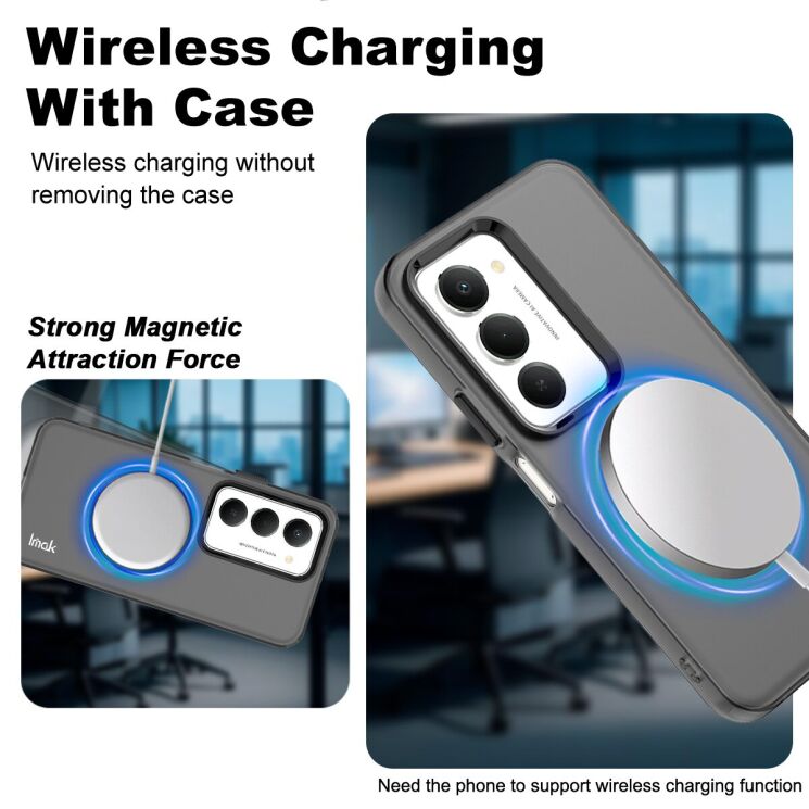 Защитный чехол IMAK Candy Series Magnetic для Xiaomi Redmi 15 - White (390926W) Защитный чехол IMAK Candy Series Magnetic для Xiaomi Redmi 15 - White: фото 4 из 9