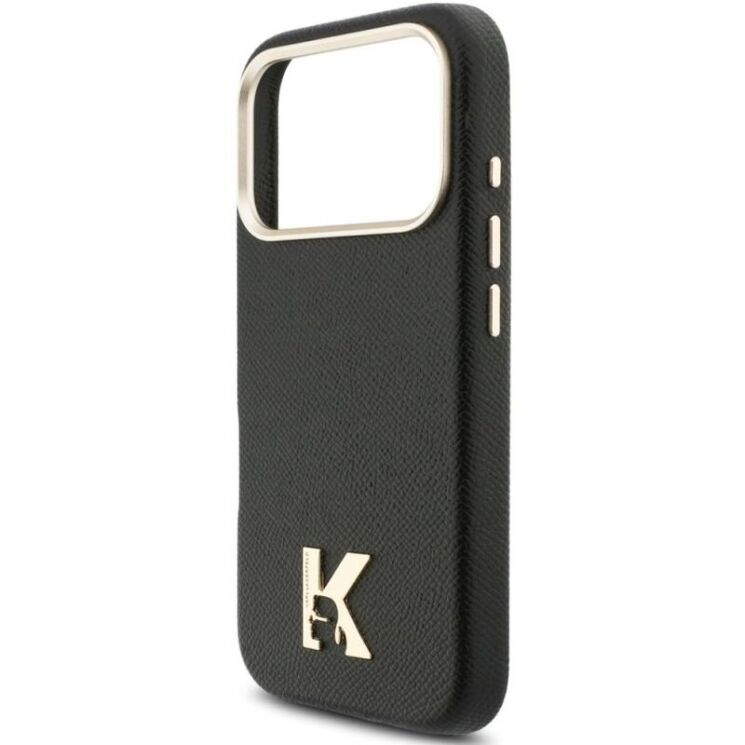 Захисний чохол Karl Lagerfeld Karl Head Logo MagSafe для iPhone 17 Pro (KLHMP17L5PGFKHGK) - Black: фото 6 з 8