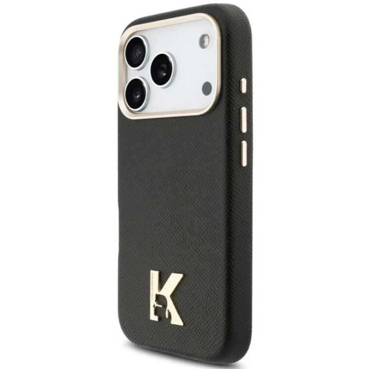 Захисний чохол Karl Lagerfeld Karl Head Logo MagSafe для iPhone 17 Pro (KLHMP17L5PGFKHGK) - Black: фото 2 з 8