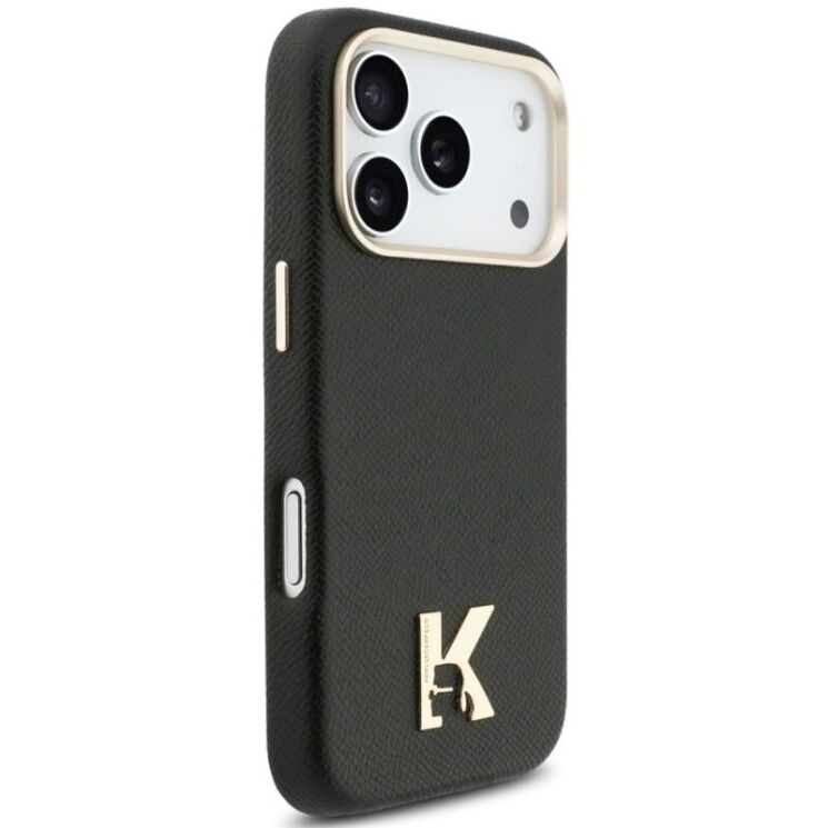 Захисний чохол Karl Lagerfeld Karl Head Logo MagSafe для iPhone 17 Pro (KLHMP17L5PGFKHGK) - Black: фото 4 з 8