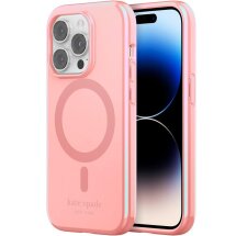 Защитный чехол Kate Spade NY Protective Hardshell Magsafe для Apple iPhone 14 Pro - Grapefruit: фото 1 из 6