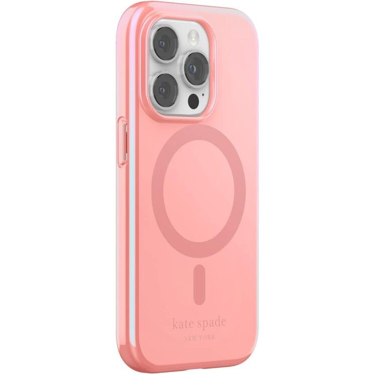 Защитный чехол Kate Spade NY Protective Hardshell Magsafe для Apple iPhone 14 Pro - Grapefruit: фото 2 из 6
