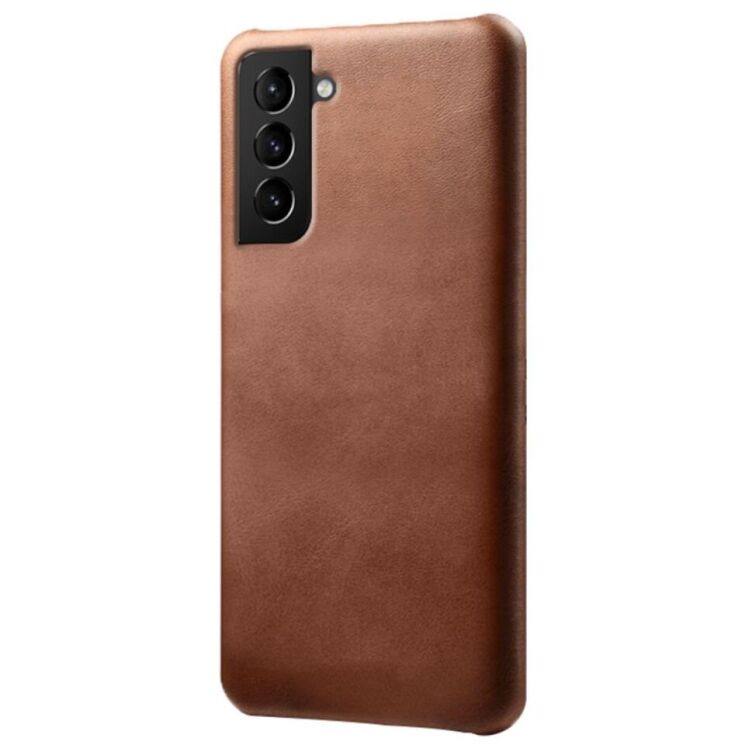 Защитный чехол KSQ Leather Cover для Samsung Galaxy S22 Plus - Brown: фото 1 из 4