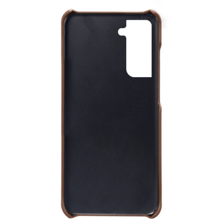 Защитный чехол KSQ Leather Cover для Samsung Galaxy S22 Plus - Brown: фото 4 из 4
