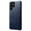 Защитный чехол KSQ Leather Cover для Samsung Galaxy S22 Ultra - Blue (289926L)