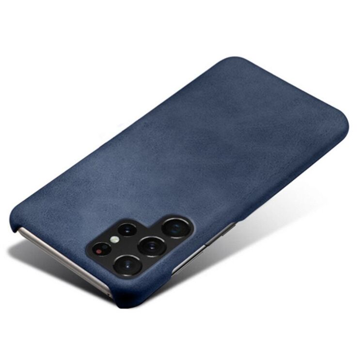 Защитный чехол KSQ Leather Cover для Samsung Galaxy S22 Ultra - Blue: фото 3 из 4