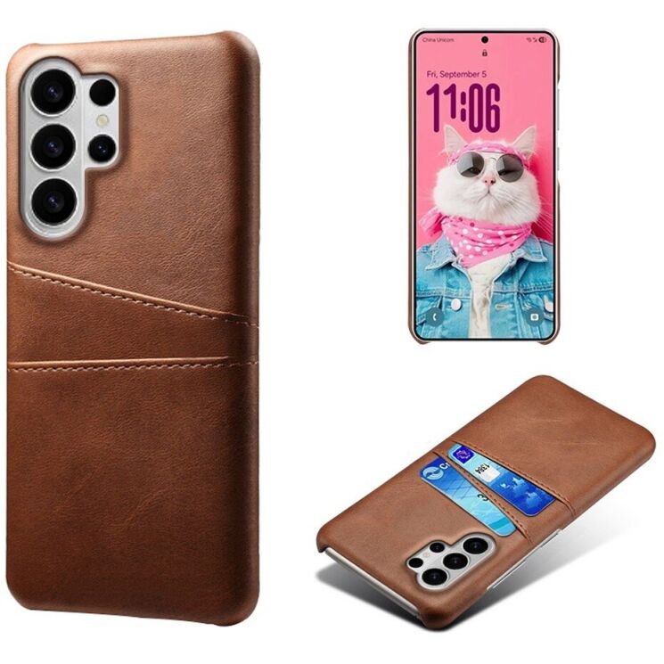 Защитный чехол KSQ Pocket Case для Samsung Galaxy S26 Ultra - Brown: фото 1 из 5