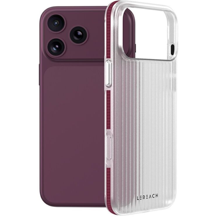 Захисний чохол LEREACH TOC Series для iPhone 18 Pro / 17 Pro - Cherry: фото 1 з 11