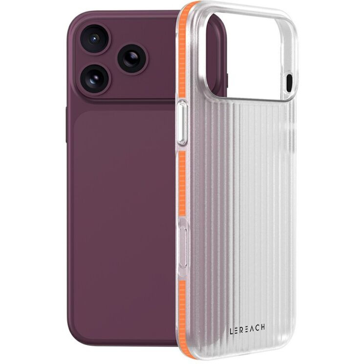 Захисний чохол LEREACH TOC Series для iPhone 18 Pro Max / 17 Pro Max - Orange: фото 1 з 11