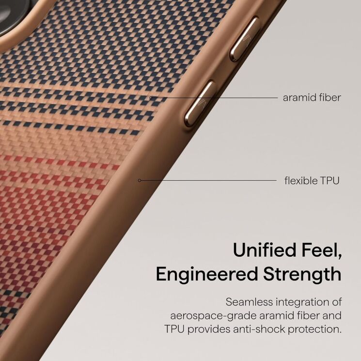 Защитный чехол Pitaka Cairn ProGuard для Samsung Galaxy S26 Ultra (S948) PBS2604U - Moonrise: фото 14 из 18