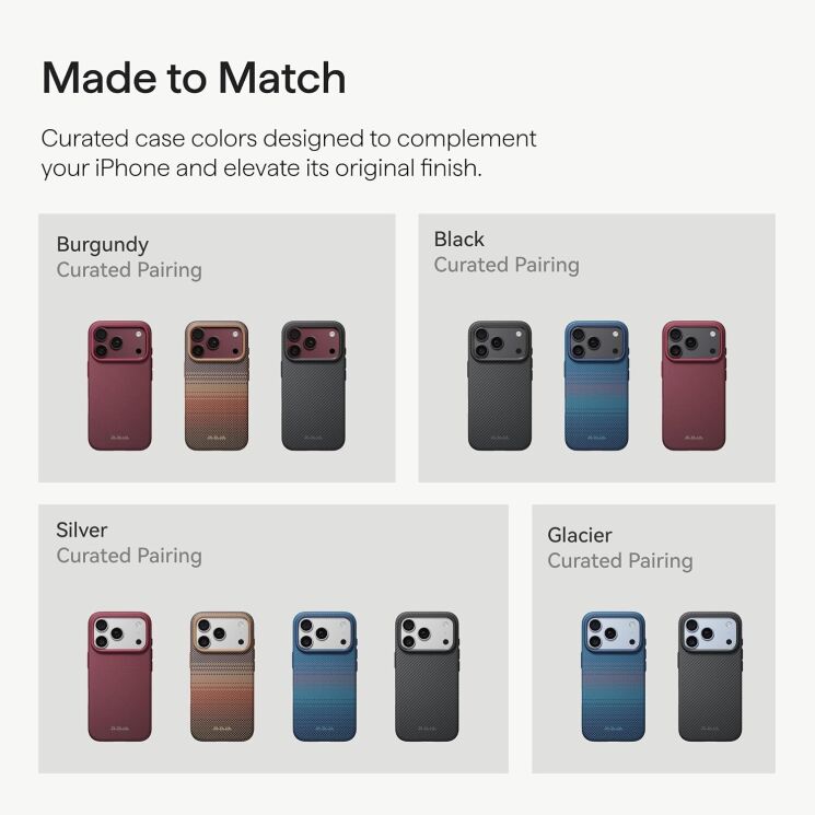 Захисний чохол Pitaka Summa Case для iPhone 18 Pro Max (KI1802SPM) - Sunset: фото 13 з 13