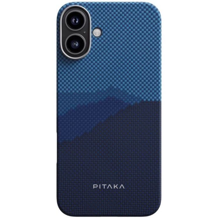 Защитный чехол Pitaka Tactile Woven Case StarPeak для Apple iPhone 16 (KI1601OTH) - Over The Horizon: фото 2 из 11