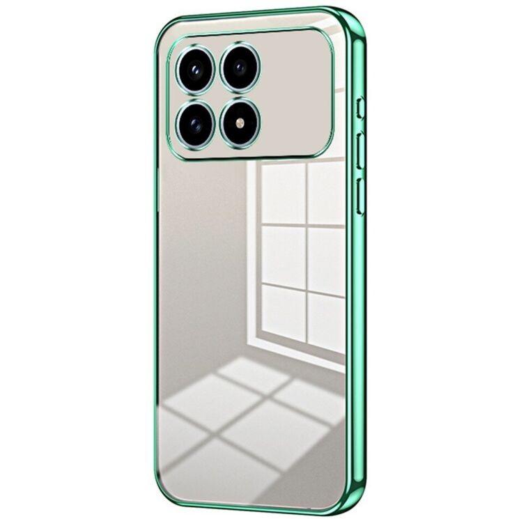 Захисний чохол Reframe Electroplating Frame для Xiaomi Poco F8 Pro - Green: фото 1 з 7