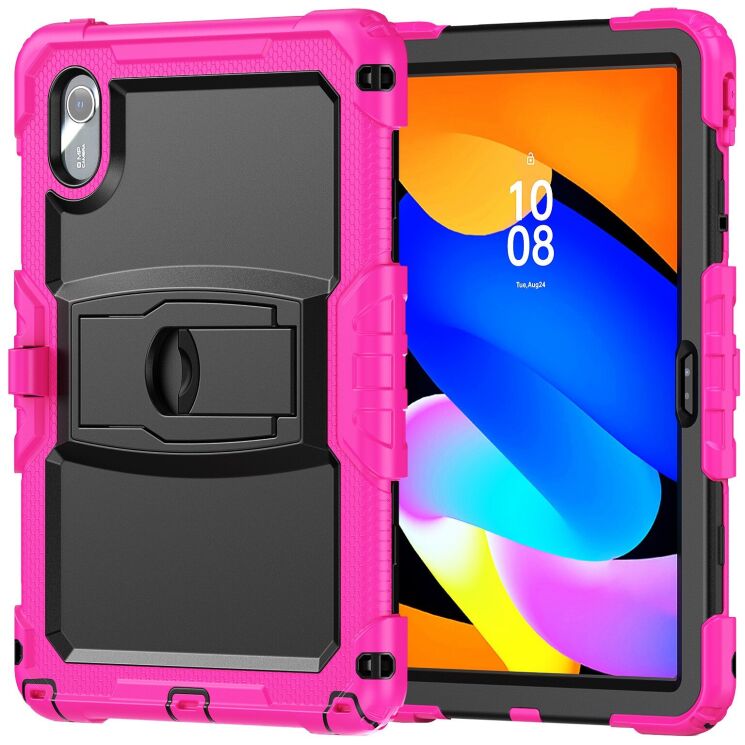 Защитный чехол Reframe Rugged Stand для Lenovo Tab M11 (TB330) / Tab K11 Gen 2 / Idea Tab (TB336) / Xiaoxin Pad 2024 - Rose: фото 2 из 10