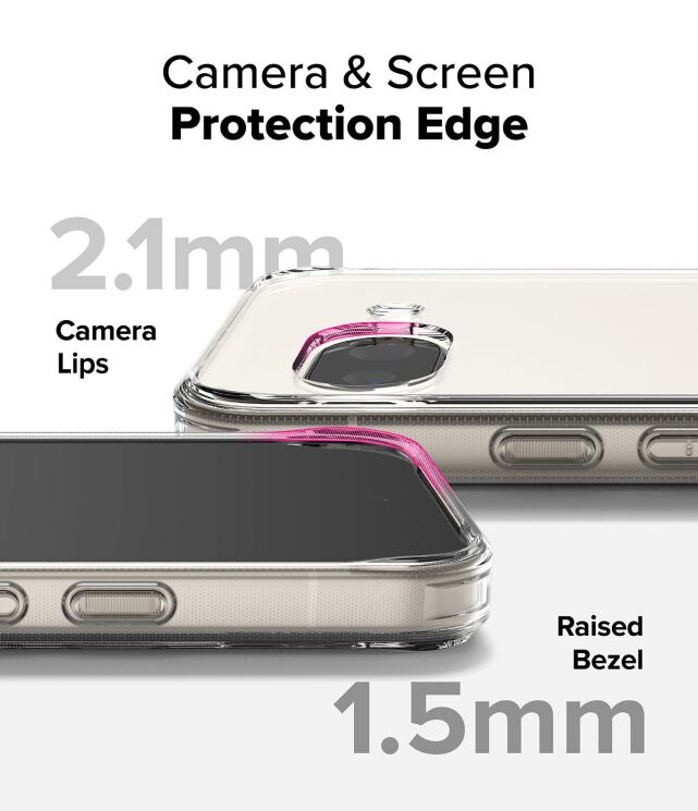 Защитный чехол Ringke Fusion для Google Pixel 9a (8800293853176) - Clear: фото 9 из 12