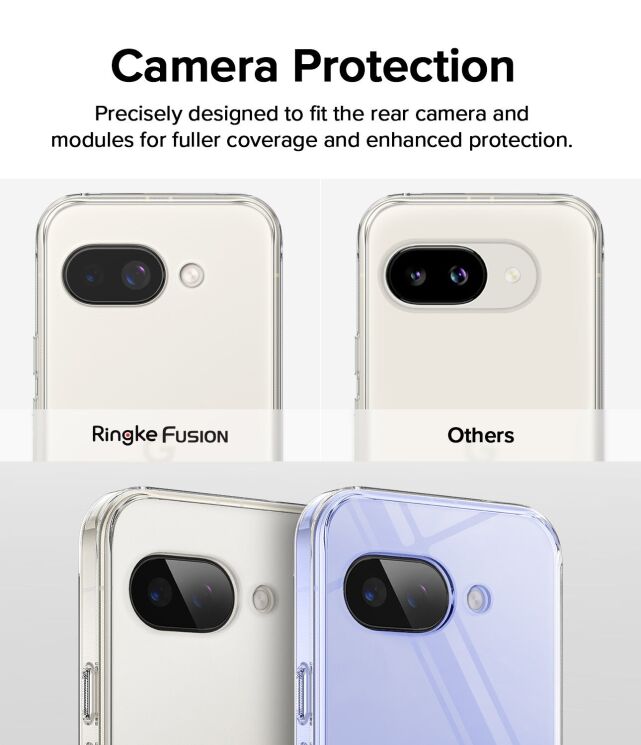 Защитный чехол Ringke Fusion для Google Pixel 9a (8800293853176) - Clear: фото 6 из 12