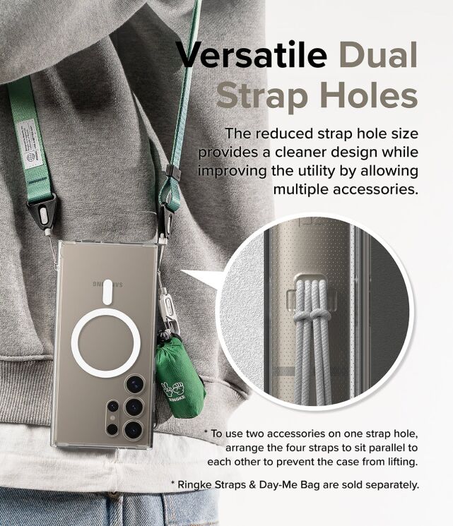 Захисний чохол Ringke Fusion Magnetic для Samsung Galaxy S24 Ultra (S928) 8809961783586 - Clear: фото 15 з 17