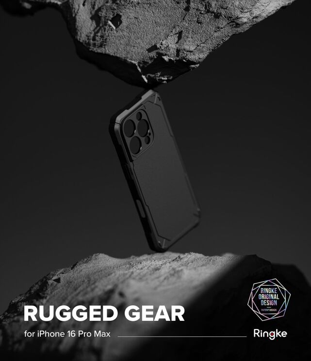 Защитный чехол Ringke Rugged Gear для iPhone 16 Pro Max (8800274963528) - Dark Green (379974DG) Защитный чехол Ringke Rugged Gear для iPhone 16 Pro Max (8800274963528) - Dark Green: фото 2 из 13