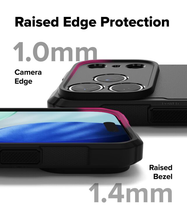 Захисний чохол Ringke Rugged Gear для iPhone 17 Pro Max (8800328810532) - Black: фото 9 з 12