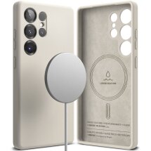 Защитный чехол Ringke Silicone Magnetic для Samsung Galaxy S25 Ultra (S938) 8800274969315 - Stone: фото 1 из 14