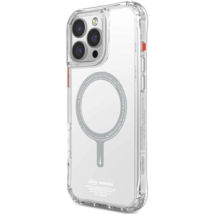 Защитный чехол SKINARMA SAIDO Mag-Charge для Apple iPhone 16 Pro Max - Clear: фото 2 из 10