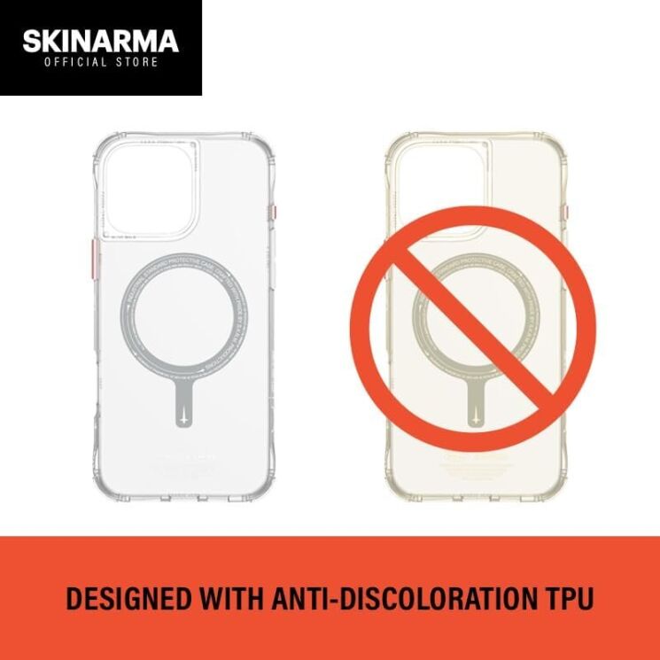 Защитный чехол SKINARMA SAIDO Mag-Charge для Apple iPhone 16 Pro Max - Black: фото 7 из 10
