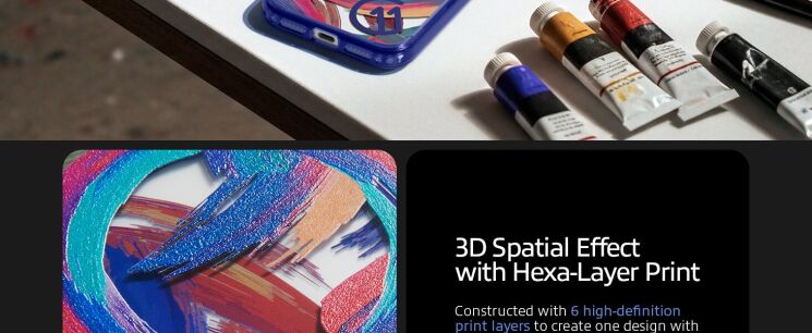 Захисний чохол Spigen c11 Series Palette Edition (Mag Fit) для iPhone 17 Pro - Blue: фото 8 з 13