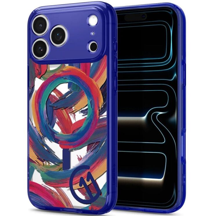 Захисний чохол Spigen c11 Series Palette Edition (Mag Fit) для iPhone 17 Pro - Blue: фото 1 з 13