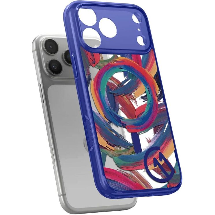 Захисний чохол Spigen c11 Series Palette Edition (Mag Fit) для iPhone 17 Pro - Blue: фото 5 з 13