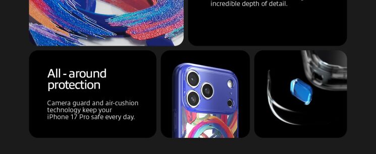 Захисний чохол Spigen c11 Series Palette Edition (Mag Fit) для iPhone 17 Pro - Blue: фото 9 з 13